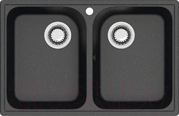 Изображение товара Мойка кухонная Berge BR-7322 (черный)