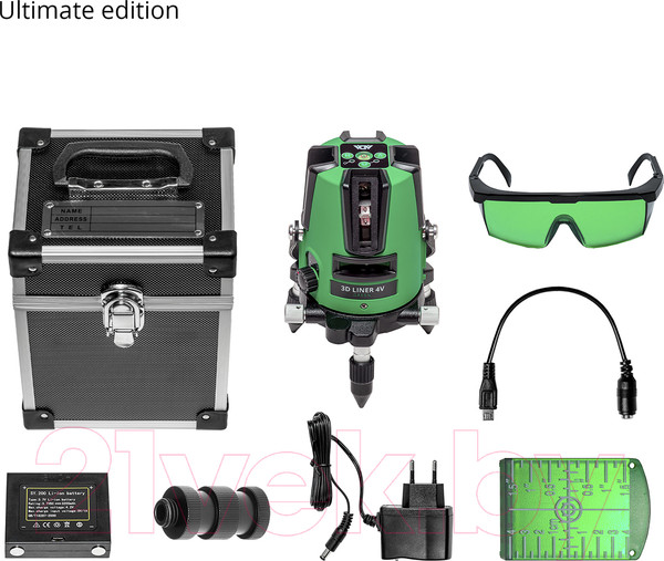 Изображение товара Лазерный нивелир ADA Instruments 3D Liner 4V Green / A00531