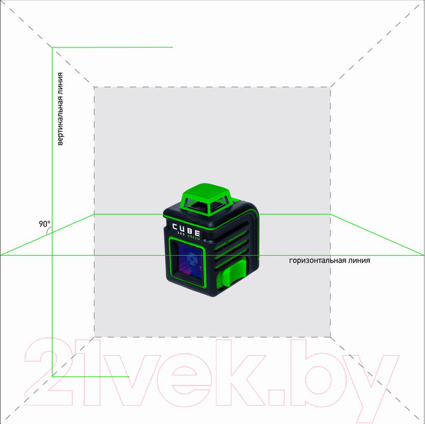Изображение товара Лазерный нивелир ADA Instruments Cube 360 Green Professional Edition / A00535