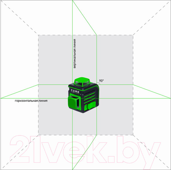 Изображение товара Лазерный нивелир ADA Instruments Cube 2-360 Green Ultimate Edition / A00471