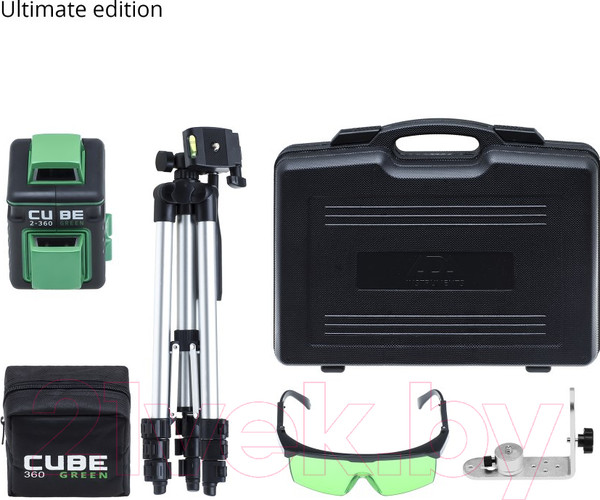 Изображение товара Лазерный нивелир ADA Instruments Cube 2-360 Green Ultimate Edition / A00471