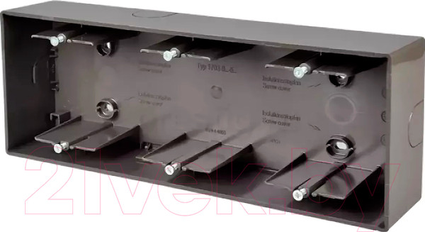 Изображение товара Коробка открытого монтажа ABB Basic 55 1799-0-0967 (шато-черный)