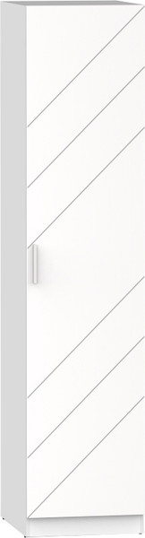 Изображение товара Шкаф-пенал Интермебель Марсель 580 / МР-03-MN (белый софт)