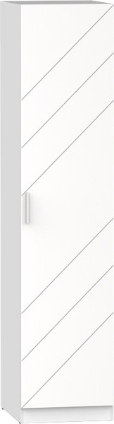 Изображение товара Шкаф-пенал Интермебель Марсель 580 / МР-04-MN (белый софт)