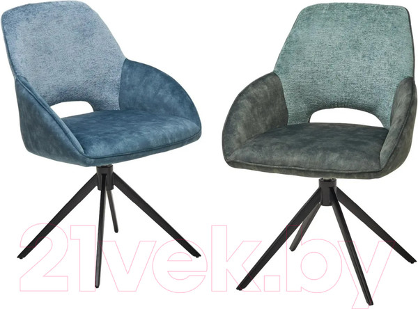 Изображение товара Стул M-City Berries / 621M05243 (зеленый Loris-39/темно-зеленый 7525-156/черный)