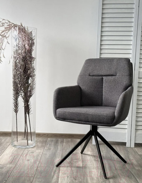 Изображение товара Стул M-City Moon / 621M05249 (cерый Family-022/черный)