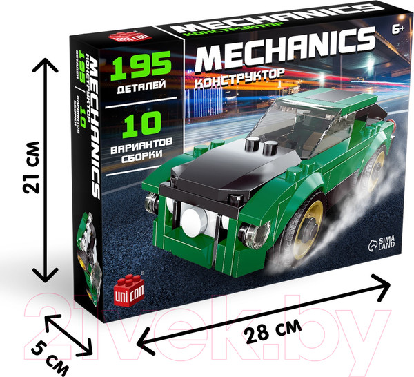 Изображение товара Конструктор Unicon Спорткар 31015 / 9614752 (195эл)