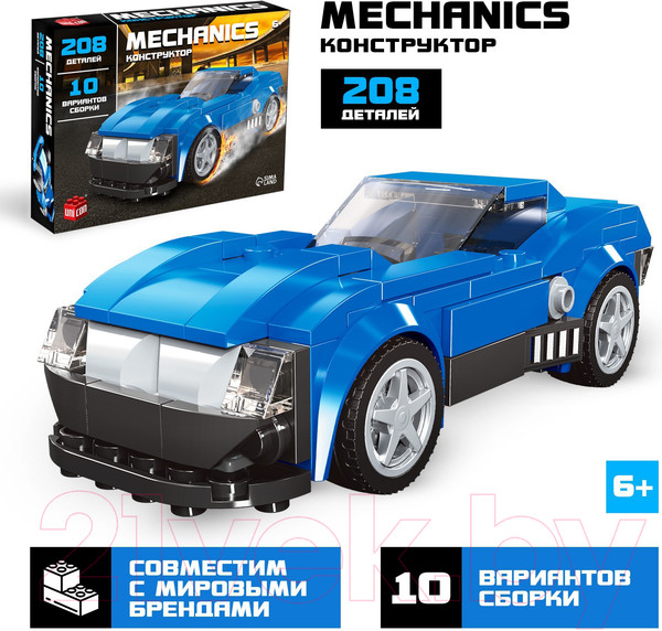 Изображение товара Конструктор Unicon Спорткар 31018 / 9614754 (208эл)