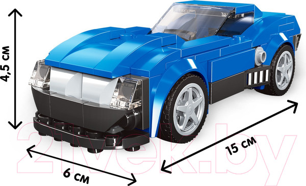 Изображение товара Конструктор Unicon Спорткар 31018 / 9614754 (208эл)