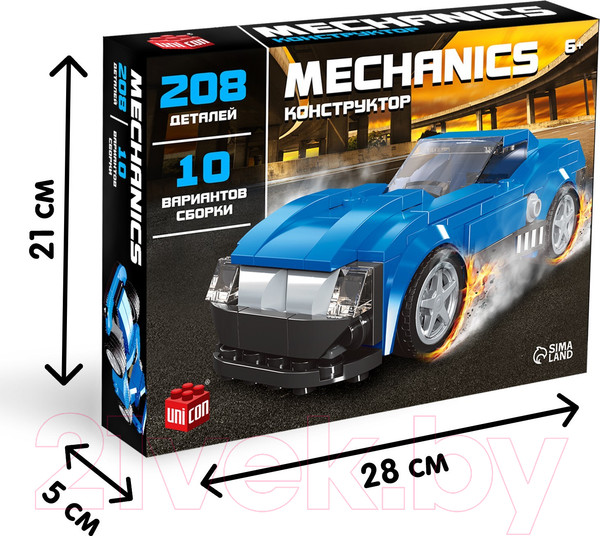 Изображение товара Конструктор Unicon Спорткар 31018 / 9614754 (208эл)