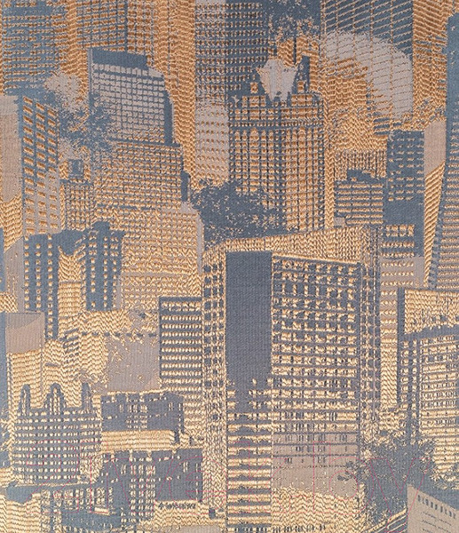 Изображение товара Штора LEGRAND Мегаполис 200x260 / 58120647 (серый/золото)