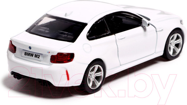 Изображение товара Масштабная модель автомобиля Автоград BMW M2 Coupe 554034_B / 7335820 (белый)