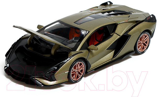 Изображение товара Масштабная модель автомобиля Автоград Купе CZ129 / 9482776 (зеленый)