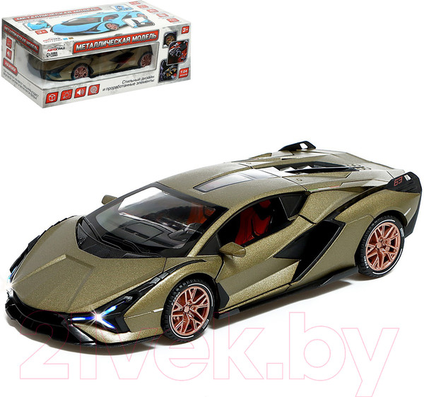 Изображение товара Масштабная модель автомобиля Автоград Купе CZ129 / 9482776 (зеленый)