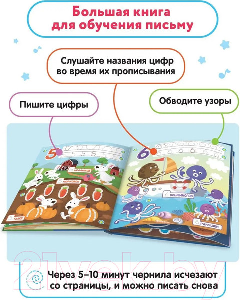 Изображение товара Музыкальная книга BertToys Веселые цифры Говоручка FD508