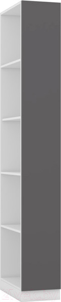 Изображение товара Стеллаж Интермебель Марсель 580 / МР-13 (графит серый)