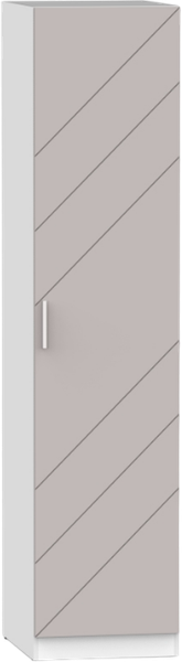 Изображение товара Шкаф-пенал Интермебель Марсель 580 / МР-01-MN (луна софт)