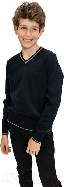 Изображение товара Джемпер детский Isee JS-005 (р-р 30/110-116, темно-синий)