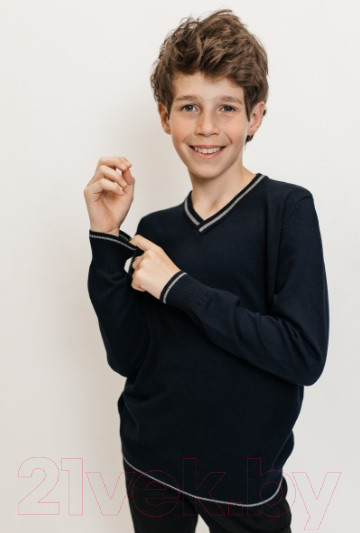 Изображение товара Джемпер детский Isee JS-005 (р-р 30/110-116, темно-синий)