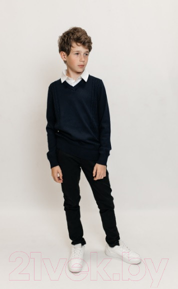 Изображение товара Джемпер детский Isee JS-015 (р-р 38/158-164, темно-синий)