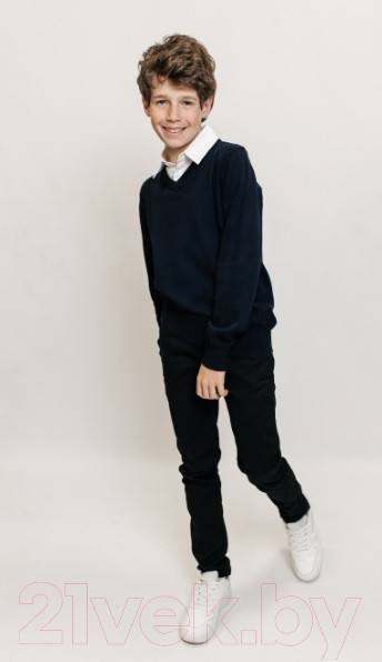 Изображение товара Джемпер детский Isee JS-015 (р-р 38/158-164, темно-синий)