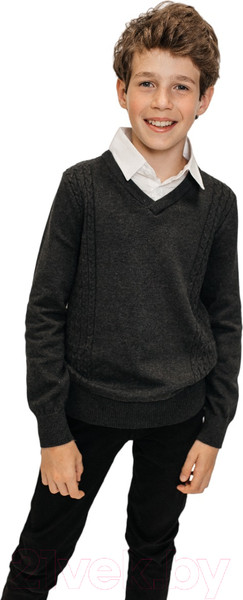 Изображение товара Джемпер детский Isee JS-015 (р-р 38/158-164, темно-серый)