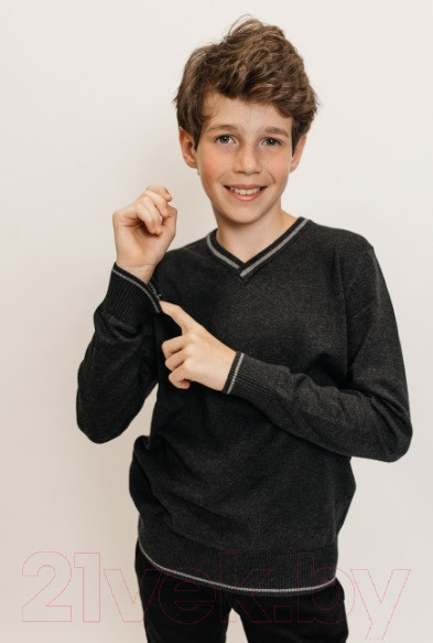 Изображение товара Джемпер детский Isee JS-005 (р-р 42/170-176, темно-серый)
