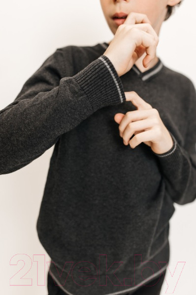 Изображение товара Джемпер детский Isee JS-005 (р-р 42/170-176, темно-серый)