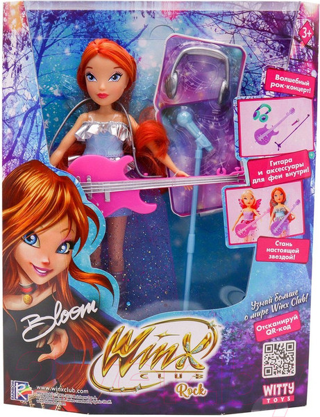 Изображение товара Кукла с аксессуарами Witty Toys Winx Club Rock Блум с крыльями / IW01332201