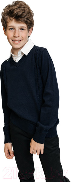 Изображение товара Джемпер детский Isee JS-015 (р-р 40/164-170, темно-синий)