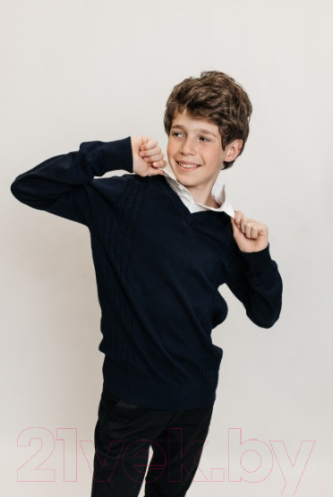 Изображение товара Джемпер детский Isee JS-015 (р-р 42/170-176, темно-синий)