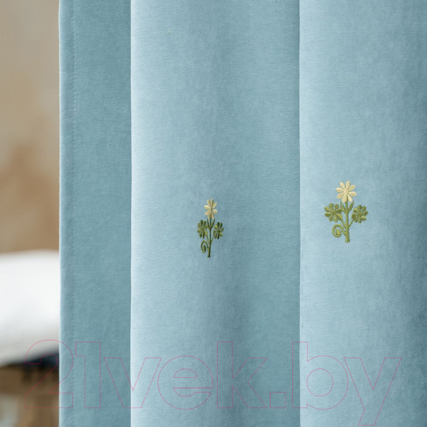 Изображение товара Комплект штор Pasionaria Гинко 290x240 (небесно-голубой)