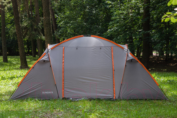 Изображение товара Палатка Sundays ZC-TT020-4P (2+2) (темно-серый/желтый)