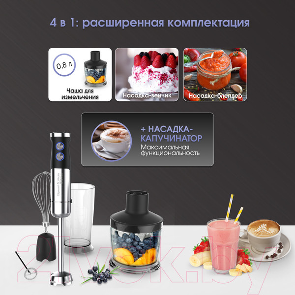 Изображение товара Блендер погружной Zigmund & Shtain BH-346 M