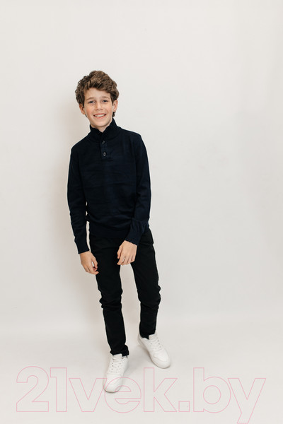 Изображение товара Джемпер детский Isee JS-013 (р-р 32/122-128, темно-синий)