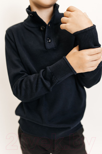 Изображение товара Джемпер детский Isee JS-013 (р-р 32/122-128, темно-синий)