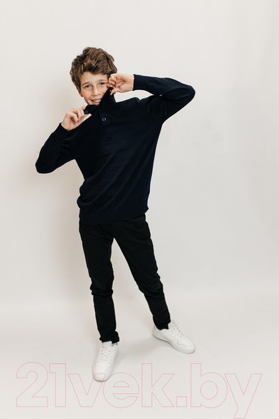 Изображение товара Джемпер детский Isee JS-013 (р-р 32/122-128, темно-синий)