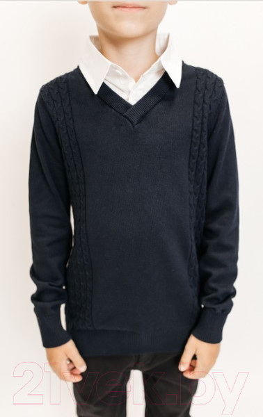 Изображение товара Джемпер детский Isee JS-015 (р-р 32/122-128, темно-синий)