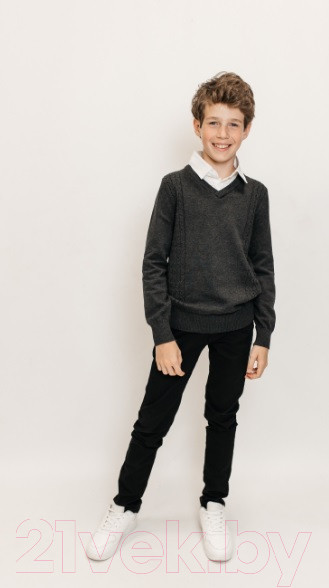Изображение товара Джемпер детский Isee JS-015 (р-р 32/122-128, темно-серый)