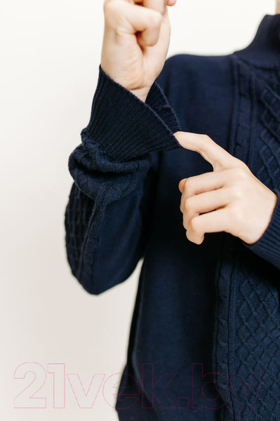 Изображение товара Джемпер детский Isee JS-017 (р-р 32/122-128, темно-синий)