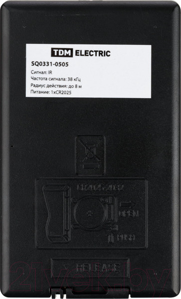 Изображение товара Контроллер для светодиодной ленты TDM RGB-IR-12В-6А-72Вт-IP20 / SQ0331-0505