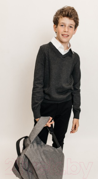 Изображение товара Джемпер детский Isee JS-015 (р-р 30/110-116, темно-серый)