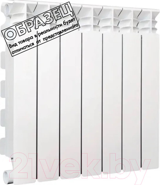 Изображение товара Радиатор алюминиевый Nova Florida Libeccio C2 500/100 White (10 секций)