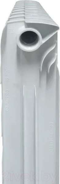 Изображение товара Радиатор алюминиевый Nova Florida Libeccio C2 500/100 White (2 секции)