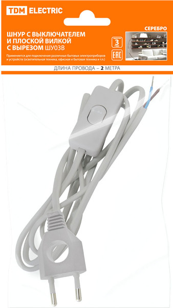 Изображение товара Шнур сетевой TDM SQ1305-0025