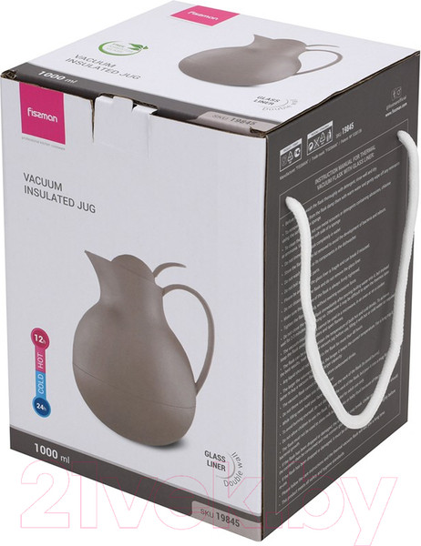 Изображение товара Термос-кувшин Fissman 19845 (коричневый)