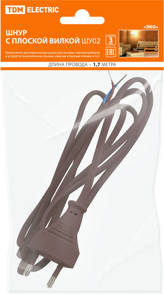 Изображение товара Шнур сетевой TDM SQ1305-0016
