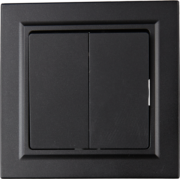 Изображение товара Выключатель IEK Brite BR-V20-0-10-K02-F (черный)