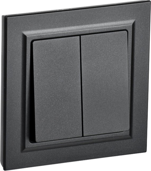 Изображение товара Выключатель IEK Brite BR-V20-0-10-K02-F (черный)