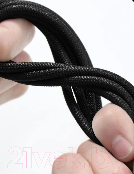 Изображение товара Кабель Baseus Explorer Series Auto Power-Off USB to IP 2.4A / CATS000501 (2м, черный)